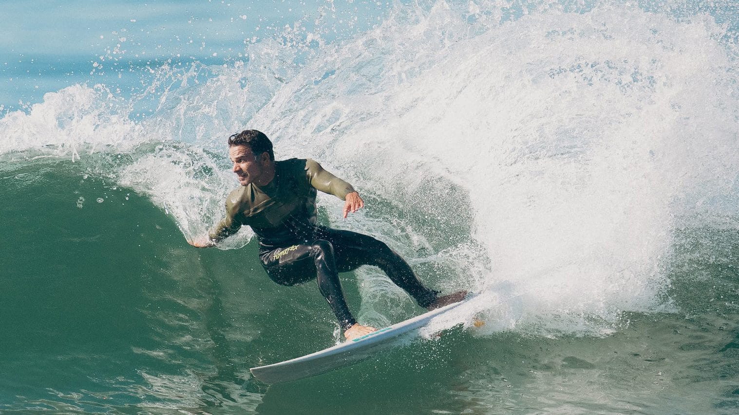 person surfing